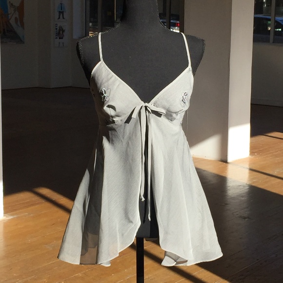 Three piece sheer cami, robe and undies set - Picture 5 of 8